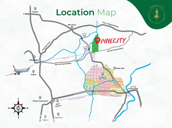 Plot Sale in Pine City Purbachal